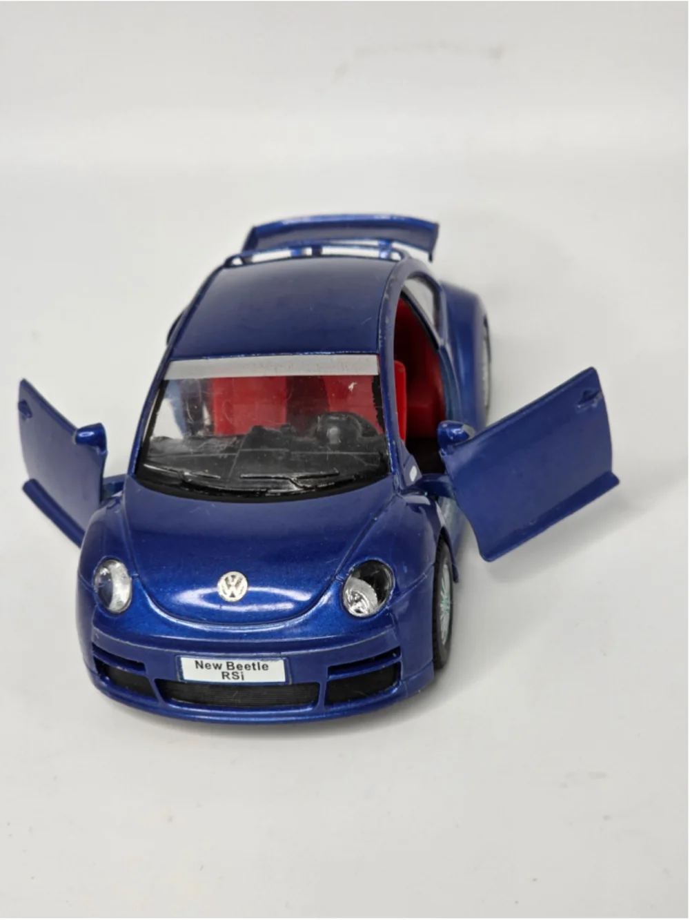 Boys Unbranded Toy Car Volkswagen New Beetle RSi Blue Red One Size